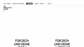What Creativwirtschaft.at website looked like in 2017 (6 years ago)