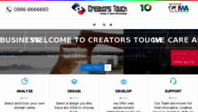 What Creatorstouchglobal.com website looked like in 2017 (7 years ago)
