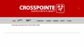 What Crosspointe.tv website looked like in 2017 (6 years ago)