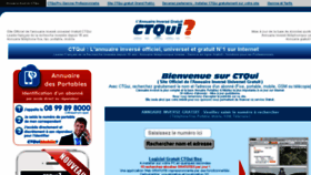 What Ctqui.fr website looked like in 2017 (6 years ago)