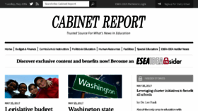 What Cabinetreport.com website looked like in 2017 (6 years ago)