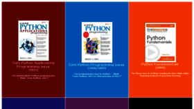 What Corepython.com website looked like in 2017 (6 years ago)
