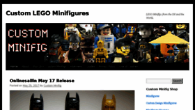 What Customminifig.co.uk website looked like in 2017 (6 years ago)