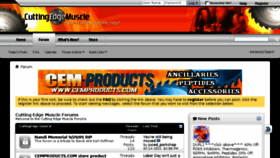 What Cuttingedgemuscle.com website looked like in 2017 (6 years ago)