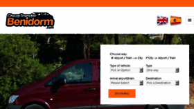 What Cheaptransferbenidorm.com website looked like in 2017 (6 years ago)
