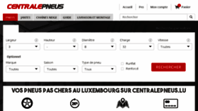 What Centralepneus.lu website looked like in 2017 (6 years ago)