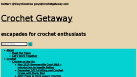 What Crochetgetaway.com website looked like in 2017 (6 years ago)