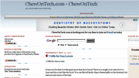 What Chewontech.com website looked like in 2017 (6 years ago)