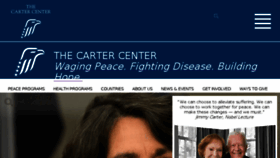 What Cartercenter.com website looked like in 2017 (6 years ago)