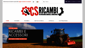 What Csricambi.it website looked like in 2017 (6 years ago)