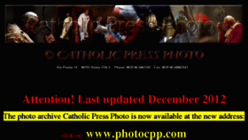 What Catholicpressphoto.com website looked like in 2017 (6 years ago)
