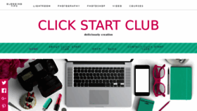 What Clickstartclub.com website looked like in 2017 (6 years ago)