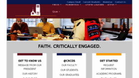 What Crcds.edu website looked like in 2017 (6 years ago)