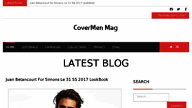 What Covermenmag.com website looked like in 2017 (6 years ago)