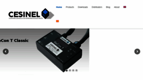 What Cesinel.com website looked like in 2017 (6 years ago)