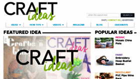 What Craftsnthings.com website looked like in 2017 (6 years ago)