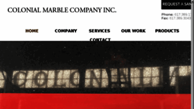 What Colonialmarble.com website looked like in 2017 (6 years ago)