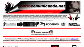 What Controcomunicando.net website looked like in 2017 (8 years ago)