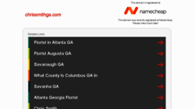 What Chrissmithga.com website looked like in 2017 (6 years ago)