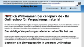 What Cellopack.de website looked like in 2017 (6 years ago)