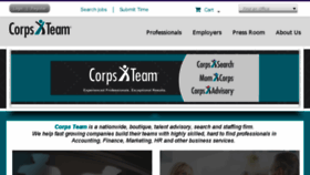 What Corpsteam.com website looked like in 2017 (6 years ago)