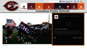 What Columbuspublicschools.org website looked like in 2017 (6 years ago)