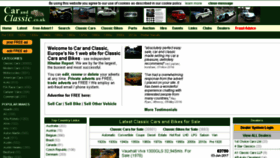 What Carsandclassics.co.uk website looked like in 2017 (6 years ago)