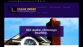 What Cleansweepaa.com website looked like in 2017 (6 years ago)