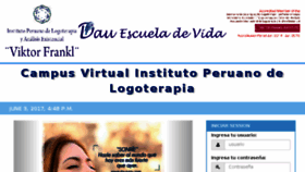 What Campusvirtual-logoterapia.com website looked like in 2017 (6 years ago)