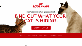 What Catcare.royalcanin.com website looked like in 2017 (7 years ago)
