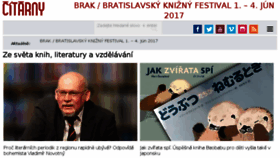 What Citarny.cz website looked like in 2017 (8 years ago)