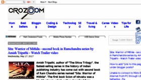 What Crozoom.com website looked like in 2017 (6 years ago)