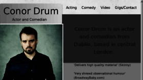 What Conordrum.com website looked like in 2017 (6 years ago)