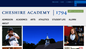 What Cheshireacademy.org website looked like in 2017 (6 years ago)