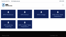 What Campuses.kips.edu.pk website looked like in 2017 (6 years ago)