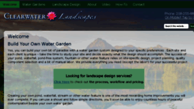 What Clearwaterlandscapes.com website looked like in 2017 (6 years ago)