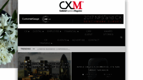 What Customerexperiencemagazine.co.uk website looked like in 2017 (6 years ago)
