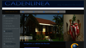 What Cadenlinea.com website looked like in 2017 (6 years ago)
