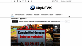 What Citynews-koeln.de website looked like in 2017 (6 years ago)