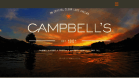 What Campbellsresort.com website looked like in 2017 (6 years ago)