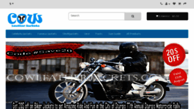 What Cowleatherjackets.com website looked like in 2017 (7 years ago)