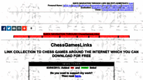 What Chessgameslinks.lars-balzer.info website looked like in 2017 (6 years ago)