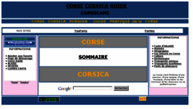 What Corsicami.com website looked like in 2017 (6 years ago)