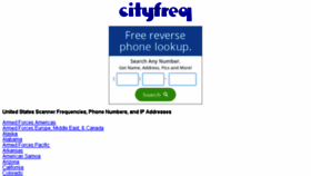 What Cityfreq.com website looked like in 2017 (6 years ago)