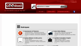 What Coodoeil.fr website looked like in 2017 (6 years ago)