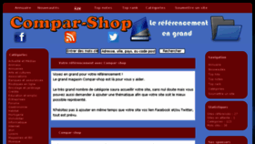 What Compar-shop.com website looked like in 2017 (6 years ago)
