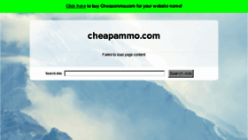 What Cheapammo.com website looked like in 2017 (6 years ago)