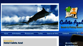 What Caletaazul.com website looked like in 2017 (6 years ago)