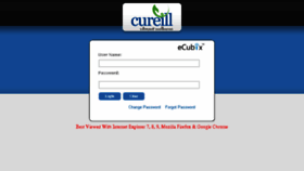 What Cureill.ecubix.com website looked like in 2017 (6 years ago)