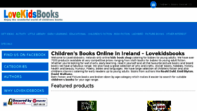 What Childrensbooks.ie website looked like in 2017 (6 years ago)